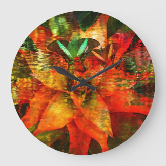 Abstract Art 86 Wall Clocks & Numeral Options