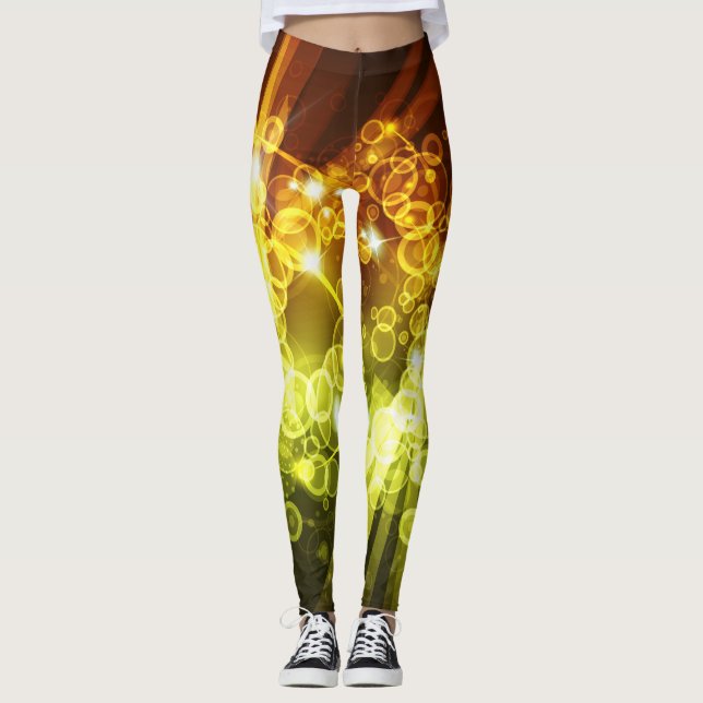 Abstract Art 8 Leggings (Front)