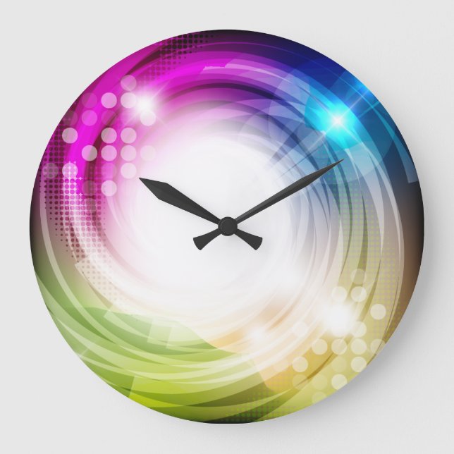 Abstract Art 9 Clock (Front)