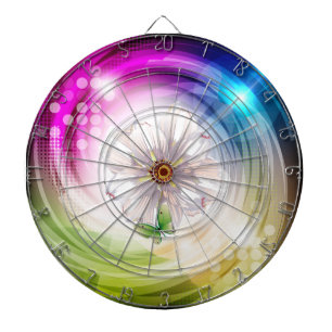 Abstract Art 9A Dart Board