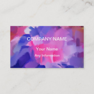 Abstract Art   Abstract Painting Business Card
