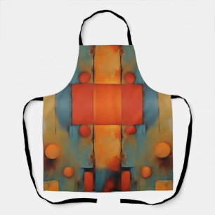 Abstract art apron