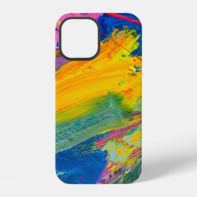Abstract art background. Hand-painted background.  iPhone Case (Back)