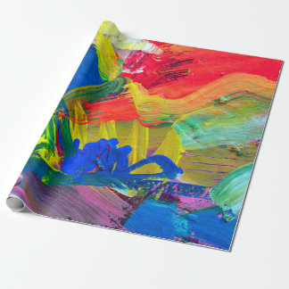 Abstract art background. Hand-painted background.  Wrapping Paper