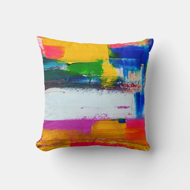 Abstract art background. Modern art. Multicolored  Cushion (Front)