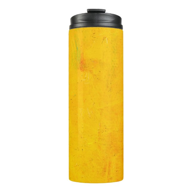 Abstract art background. Oil painting on canvas. C Thermal Tumbler (Front)