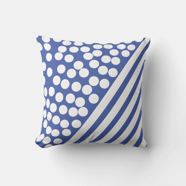 Abstract Art Balls Lines Pattern Pillow Cushion (Front)