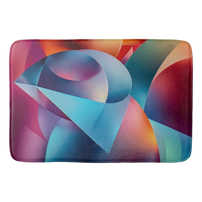 Abstract Art Bath Mat (Front)