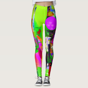 Abstract art beautiful Leggings