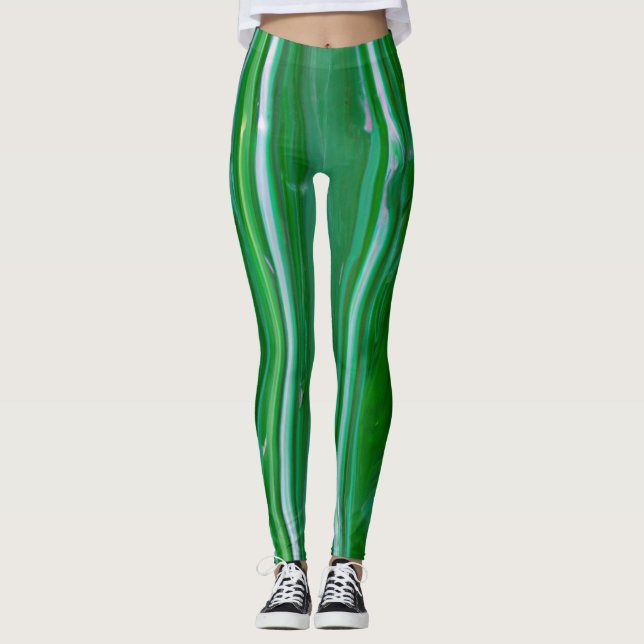 Abstract art beautiful Leggings (Front)