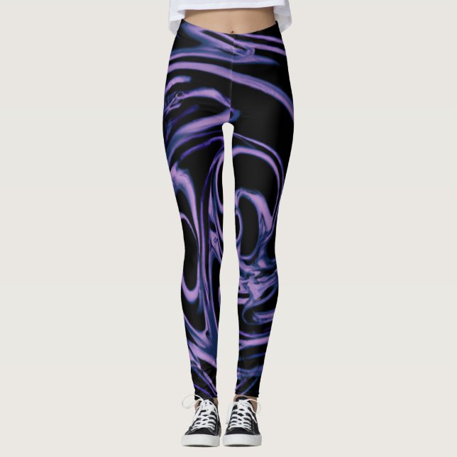 Abstract art beautiful Leggings (Front)