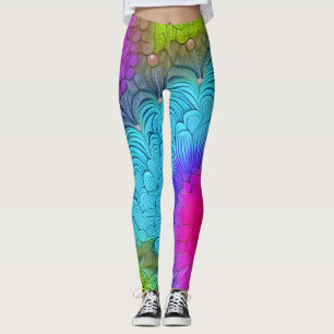 Abstract art beautiful Leggings