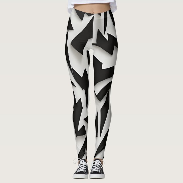 Abstract art beautiful Leggings (Front)
