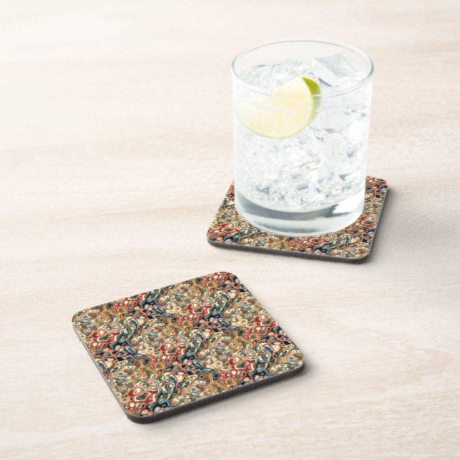 Abstract Art Beverage Coaster (Right Side)