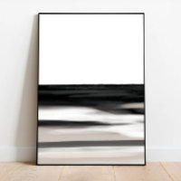 Abstract Art, Black Tan & White, Modern Statement