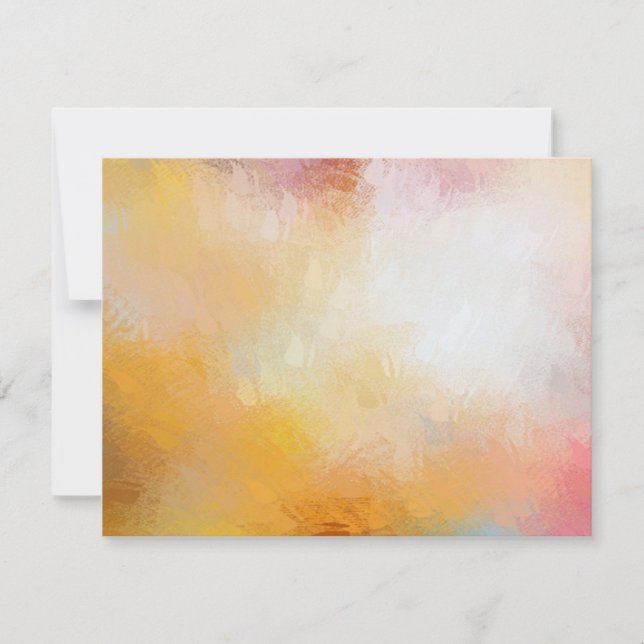 Abstract Art Blank Template Colourful Elegant (Front)