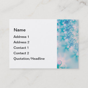 Abstract Art Blue Meditation Business Card