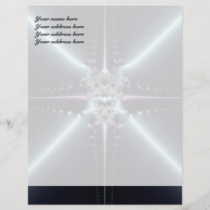 Abstract Art Blue Star Customised Letterhead