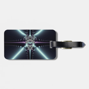 Abstract Art Blue Star Luggage Tag