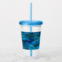 Abstract Art Blue Tumbler