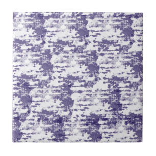 Abstract Art Blue White Minimalism Tile