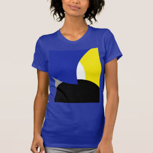 Abstract Art Blue Yellow T-Shirt