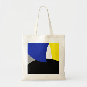 Abstract Art Blue Yellow Tote Bag