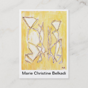 Abstract Art Business Cards - Small Thank You Note