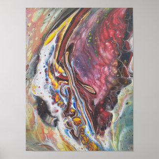 Abstract Art - Butterfly's Wing Poster