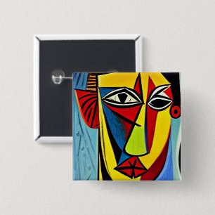 Abstract Art Button