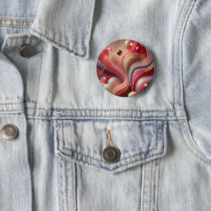 Abstract Art Button Pin