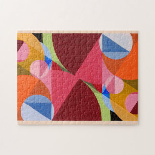 Abstract art by Joseph Schillinger Jigsaw Puzzle
