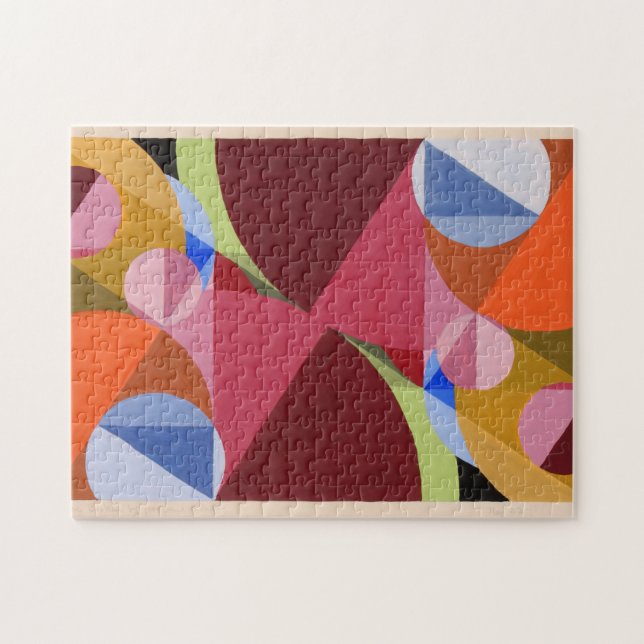Abstract art by Joseph Schillinger Jigsaw Puzzle (Horizontal)