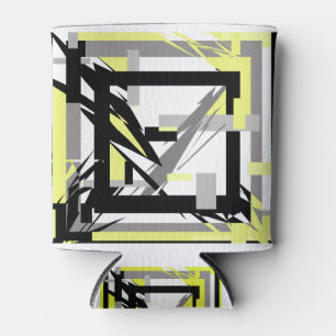 Abstract Art Can Cooler