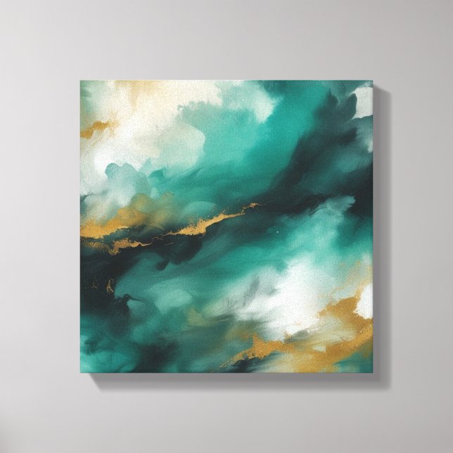 Abstract art canvas print (Front)