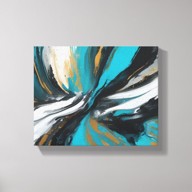 Abstract art canvas print (Front)