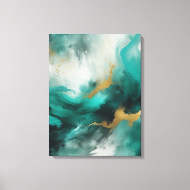 Abstract art canvas print (Front)