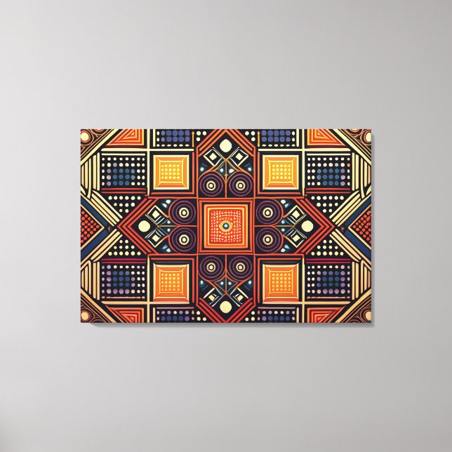 Abstract art canvas print (Front)