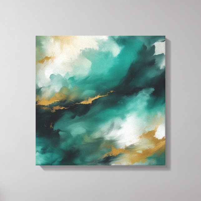 Abstract art canvas print (Front)