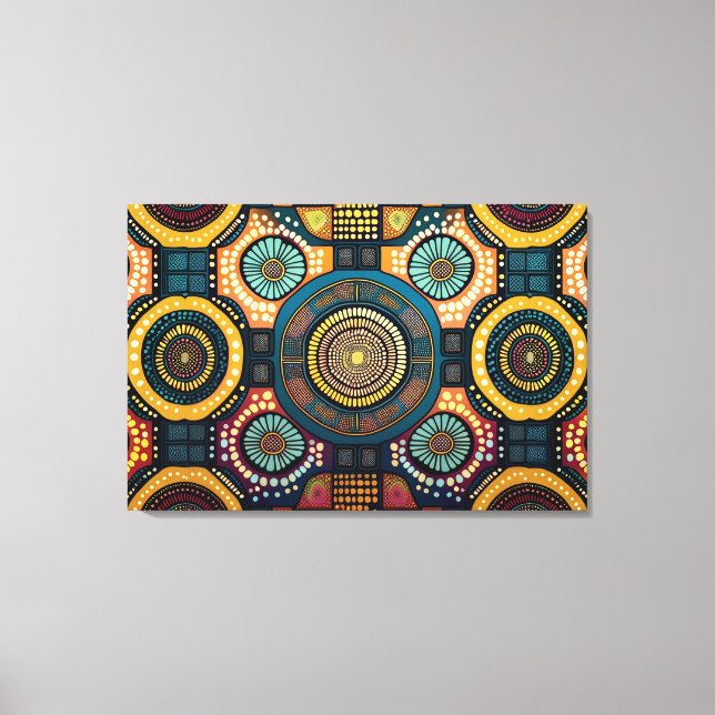 Abstract art canvas print (Front)