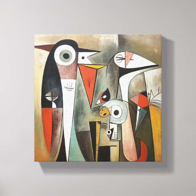 Abstract art canvas print (Front)