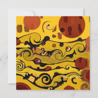Abstract art card