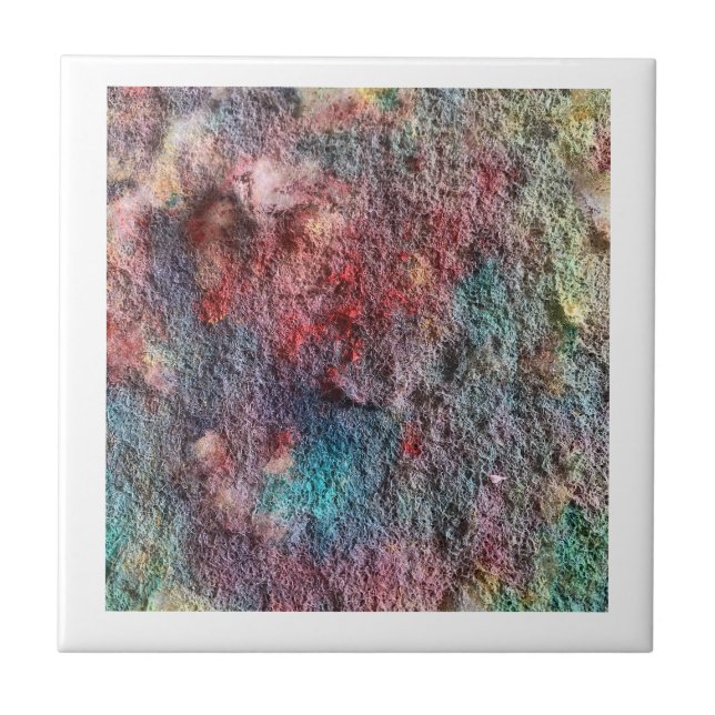Abstract Art Ceramic Tile (Front)