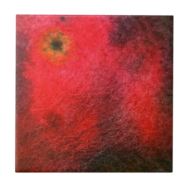 Abstract Art Ceramic Tile (Front)