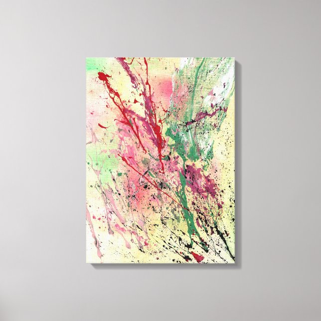 Abstract Art - Champagne Canvas Print (Front)