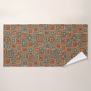Abstract Art Cloth Patches Bath Towel