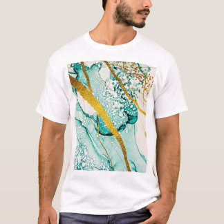 Abstract Art Clouds: Translucent Ink T-Shirt
