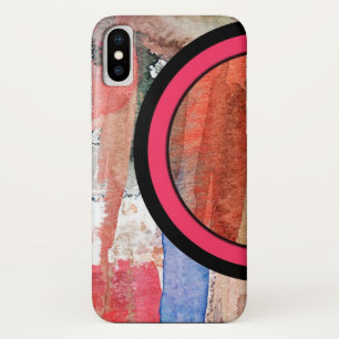 abstract art collage, mixed media and watercolor 4 Case-Mate iPhone case