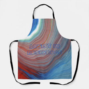 Abstract Art colourful Artist Apron