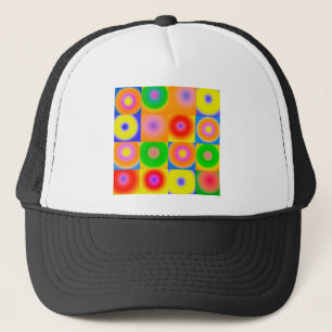Abstract Art Colourful Happy Trucker Hat